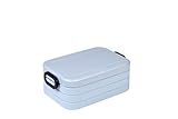 Mepal Take a Break midi – Nordic Blue – 900 ml Inhalt – Lunchbox mit Trennwand – ideal für Mealprep – spülmaschinenfest, Plastik