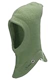 Sterntaler Unisex Baby Schalmütze Wolle Mütze, grün, 45