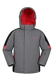 Mountain Warehouse Raptor warme Winterjacke für Kinder - wasserdichter Parka für Jungen und Mädchen, für extreme Kälte und Schnee, Ski-Jacke mit Taschen Dunkel Grau Kinder 98 DE (2-3 Jahre)