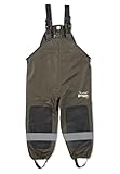 Sterntaler Baby Jungen Regenhose Kinder Funktions-Regenhose - Regenhose Kinder - Wasserdicht mit Druckknopf und verschweißten Nähten - dunkelgrün, 74