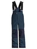 VAUDE Snow Cup Pants III Schneehose Kinder – warme Skihose Kinder wasserdicht, winddicht & atmungsaktiv, abriebfeste Schneehose Jungen & Mädchen mit anpassbarer Beinlänge – Größe: 92