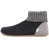 GIESSWEIN Wildpoldsried Kids, Hüttenschuhe Unisex-Kinder, Anthrazit 019, 23 EU