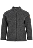 Mikk-line Walkjacke | OEKO-TEX Standard 100 | Babyjacke mit Reißverschluss für baby und kinder | 95% Wolle - 100% mulesingfrei Merinowolle | Für Mädchen und Jungen | Umkehrbare Bündchen
