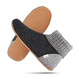 GIESSWEIN Wildpoldsried Kids, Hüttenschuhe Unisex-Kinder, Anthrazit 019, 23 EU