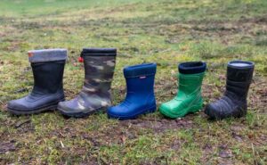 Gefütterte Gummistiefel für Kinder im Waldkindergarten