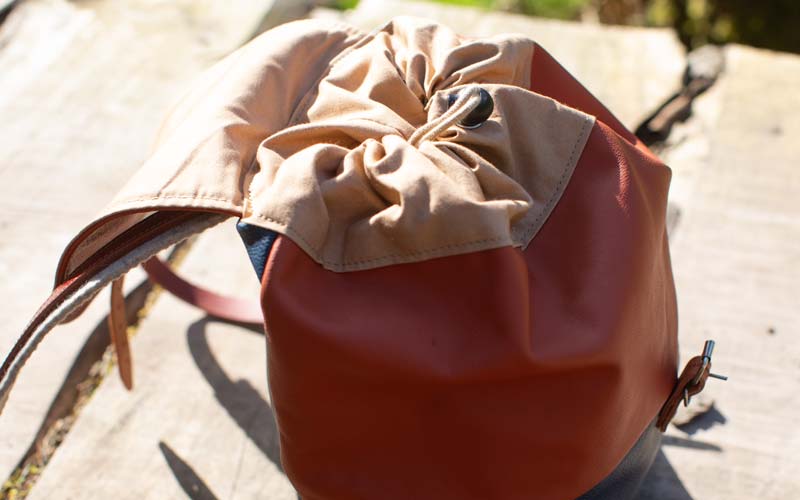Kleiner Lederrucksack