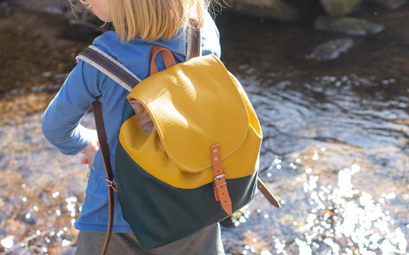 Kleiner Lederrucksack