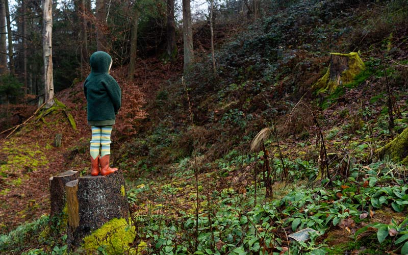 Merinoleggins bunt Kinder